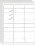 1" x 2-5/8" Address Labels 900 Labels Sticker Paper by DINIZON