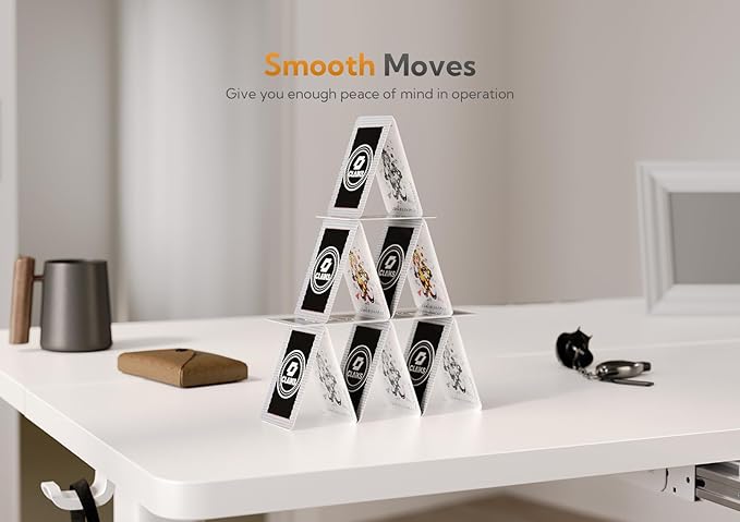 Claiks Standing Desk with Drawers, Stand Up Electric Standing Desk Adjustable - Image 9