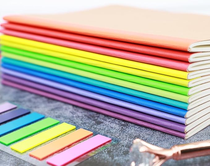 Zegrox 24 Pack A5 Kraft Notebooks, 60 Lined Pages Travel Journal Bulk, Soft - Image 4