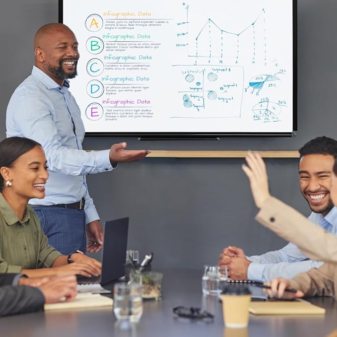 XIWODE Large 36x60 Inch Magnetic Dry Erase Whiteboard，Black Aluminum Frame - Image 5