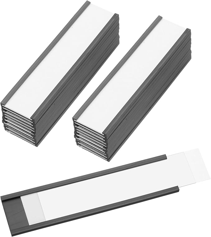 PATIKIL Magnetic Label Holder 4" x 0.7" by PATIKIL
