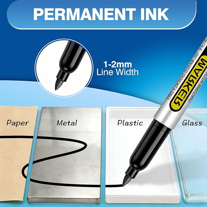 SFAIH Red Permanent Markers Bulk - Image 5