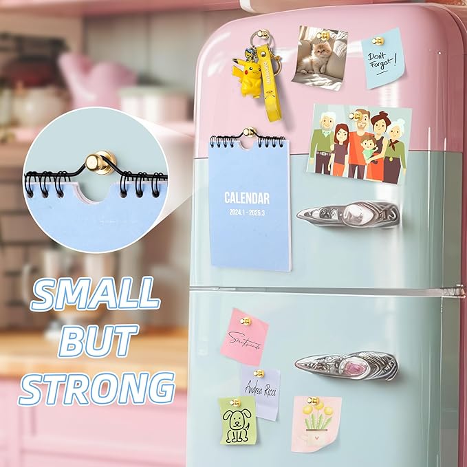 VNDUEEY 20 Pcs Refrigerator Magnets, Small Strong Magnets - Image 2