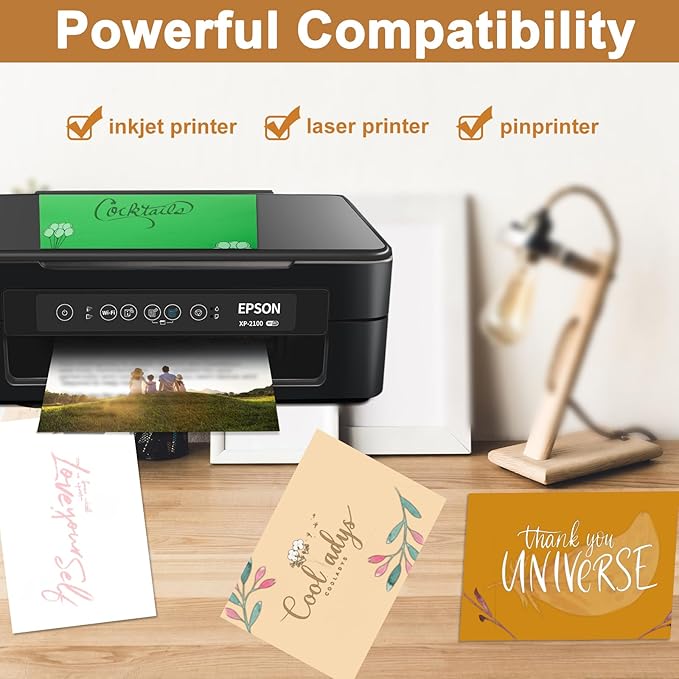 Silunkia 28 Sheets Gold Shimmer Cardstock 8.5 x 11 Metallic Paper, 250gsm/92lb - Image 5