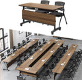 Foldable Conference Table, Modern Mobile Meeting Table by Unknown