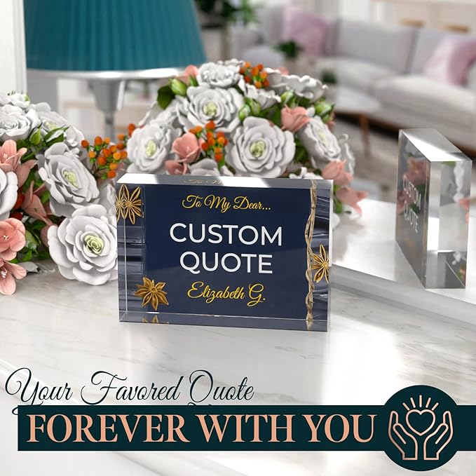 Custom Acrylic Sign Personalized, Custom Desk Name Plate, 18 Styles, - Image 5