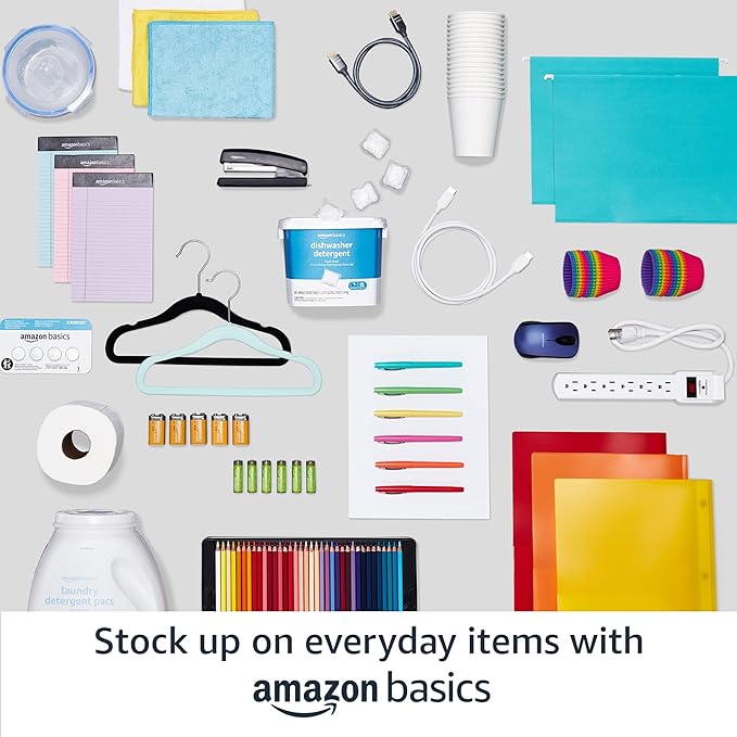 Amazon Basics 3-Shelf Adjustable Heavy Duty Steel Wire Rack Storage Shelving - Image 9