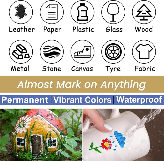 Overseas Silver Paint Pens Paint Markers - Image 6