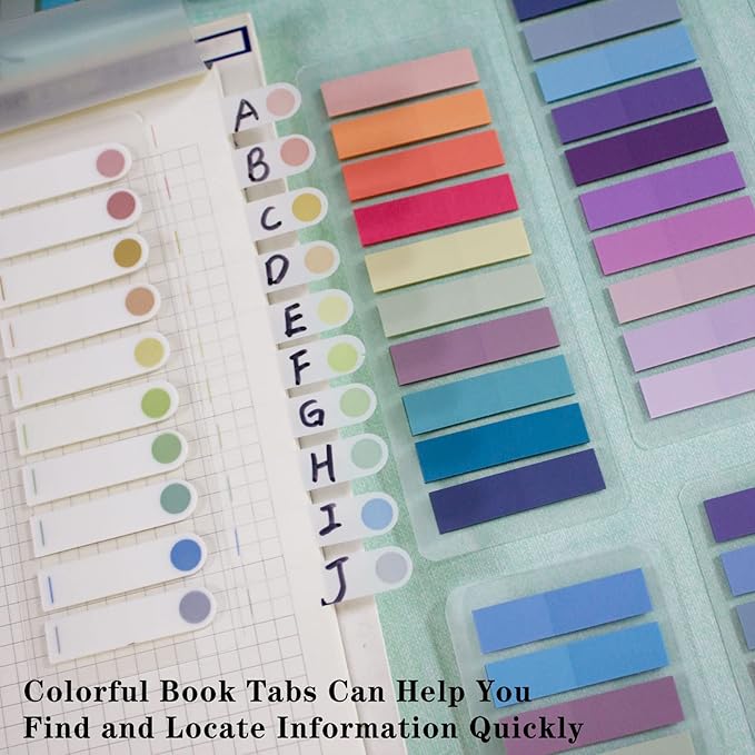 ELII 3200pcs Books Tabs for Annotating, Sticky Tabs Clear Sticky Notes - Image 3