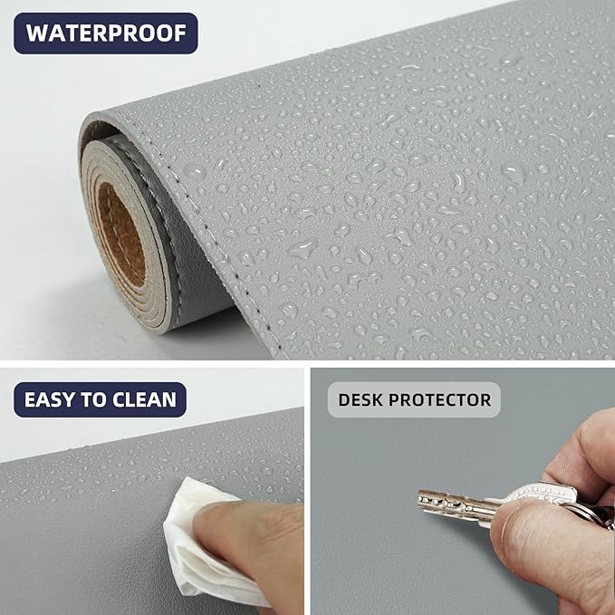 Leather Desk Protector, 47in*23.7in Large Mat - Image 4