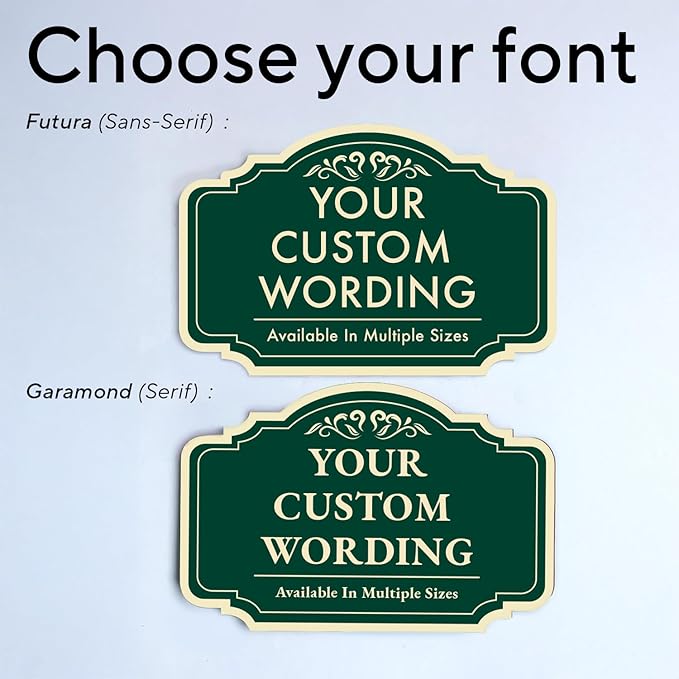 Custom Decorative Outdoor Metal Signs, Personalized Aluminum Signs, Customized - Image 9