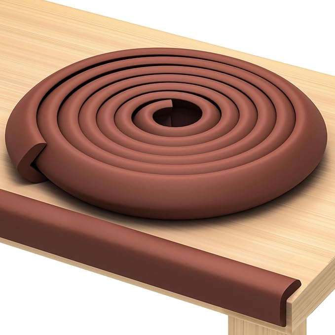 Furniture Edge Guards | 16ft Protective Protective Foam Cushion | Baby Child by Komfortology