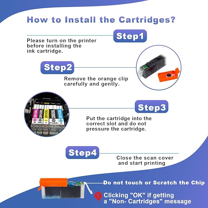 Pertmceo TR8622a PGI-280XXL CLI-281XXL 280 281 Ink Cartridges Replacement - Image 7
