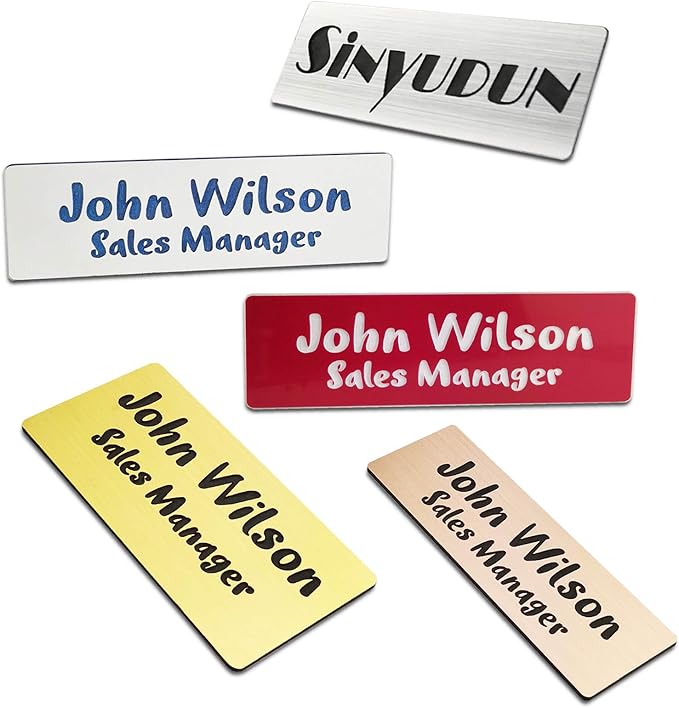 Custom Engraved Name Tag Badges - Image 3