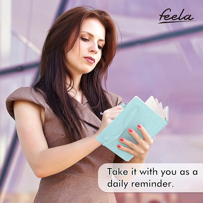 feela 5 Pack Notebooks Journals Bulk, Hardcover Notebook Classic Ruled Lined - Image 6