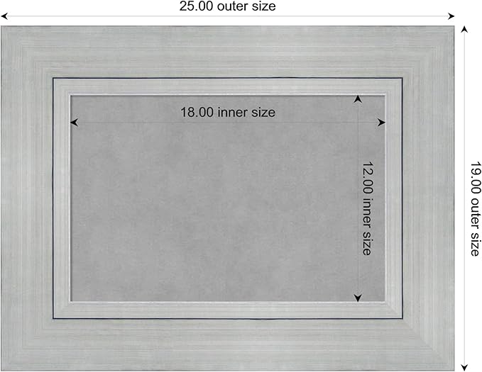 Amanti Art Silver Framed Magnetic Board 19x25 Small Vision Board - Image 4