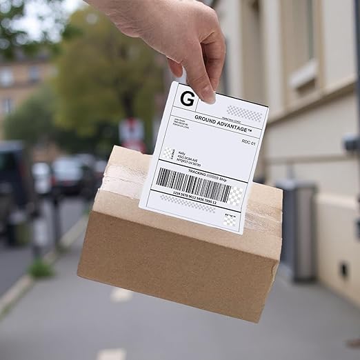 4"×6" Direct Thermal Shipping Label, Fanfold Thermal Label 2000 Packs Permanent - Image 3