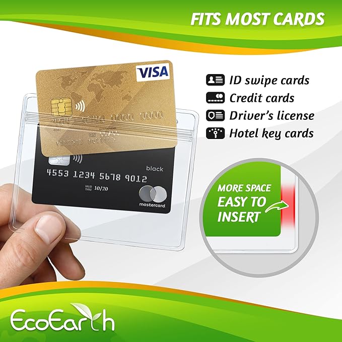 EcoEarth - Horizontal Card Protector w/Soft Edge - Sealable 4x3 Inch, 250 Pack - Image 5