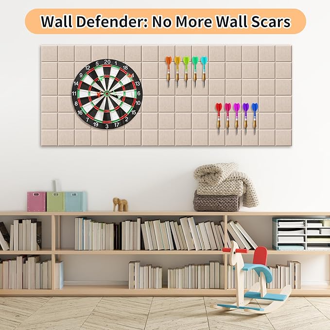Smarpau Cork Board 48"X36", 12 Pack Nine-Grid Felt Bulletin Boards, Small Pin - Image 6
