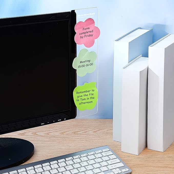 Zonon 12 Pieces Computer Monitor Notes Screen Monitor Memo Board Sticky Note - Image 7