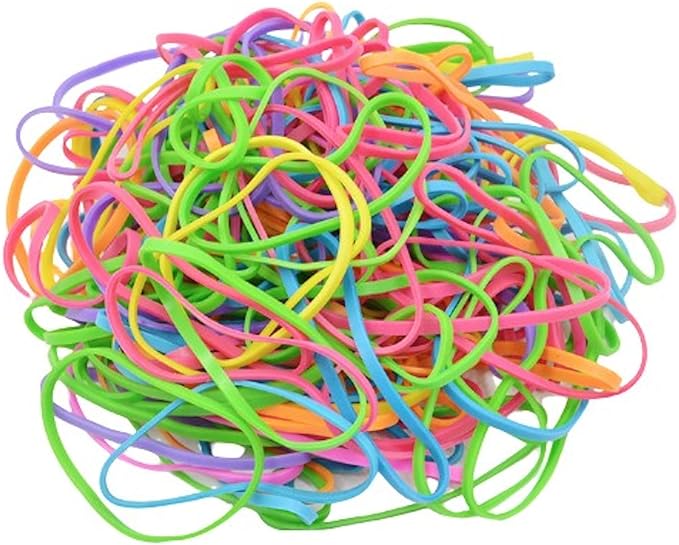 Activave Round Ball Rubber Band Elastics 170 to 180 pcs Colorful Rubber Bands - Image 4