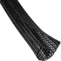 QCSIW 1/4" x 100ft Black Cable Sleeve Protector by QCSIW