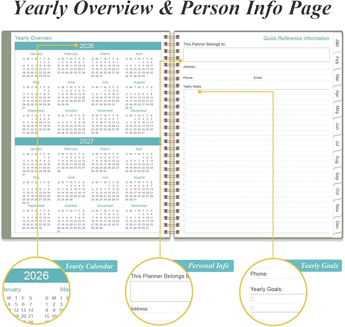 2026 Planner - Academic Planner 2026 from January 2026 to December 2026 - Image 6