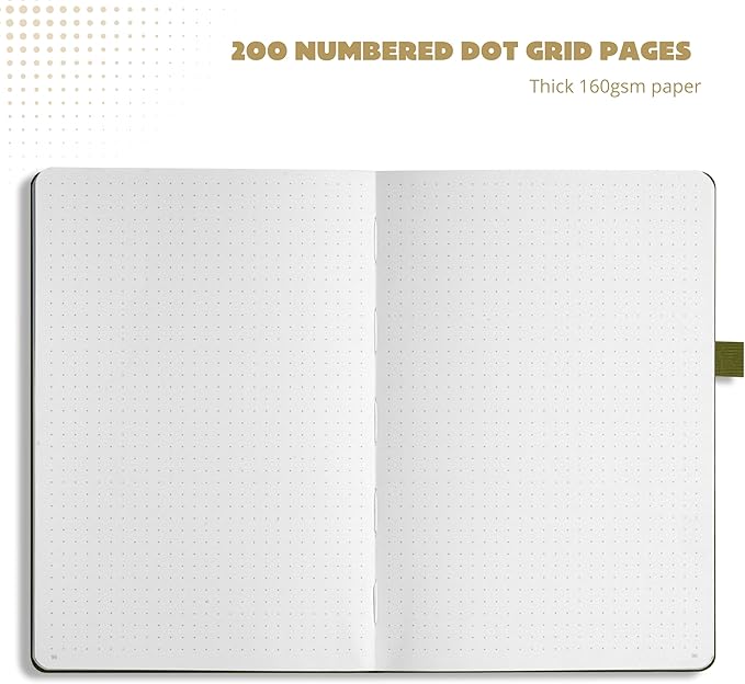 VIVID SCRIBBLES Dotted Journal – 160gsm Bleed Proof Thick White Paper – 200 - Image 6