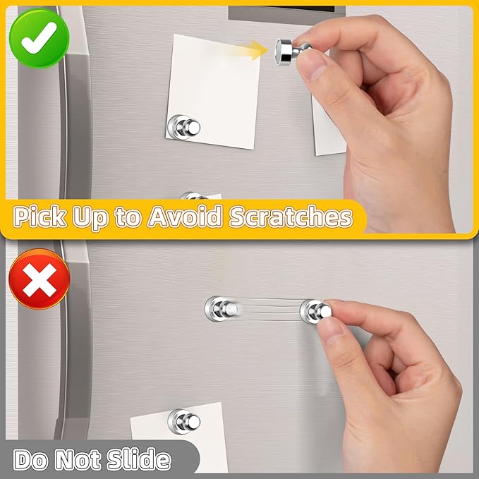 VNDUEEY 90 Pack Fridge Magnets Whiteboard Magnets Refrigerator Magnet, Small - Image 4