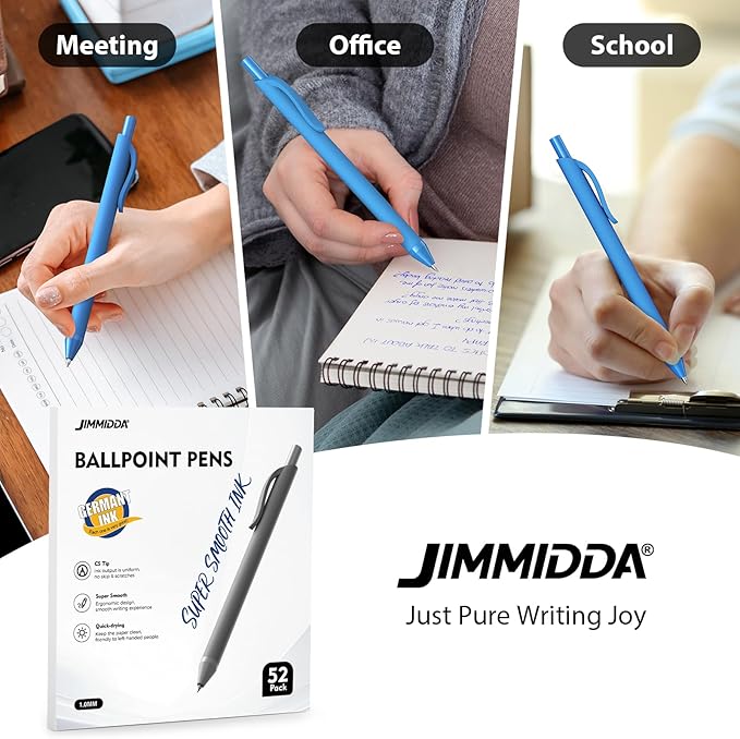 JIMMIDDA 52 Pcs Pens Bulk - Image 7