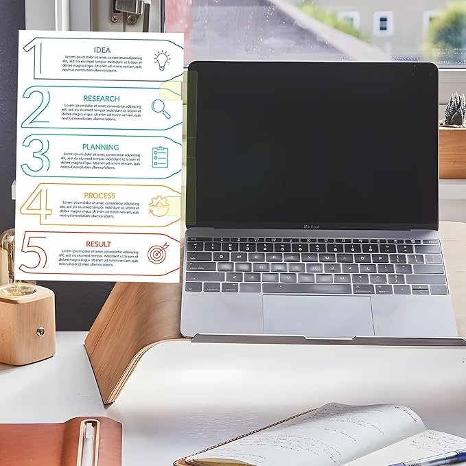 Keenjorika 2PCS Multifunctional Monitor Documents Holder, Desktop Message Board - Image 8