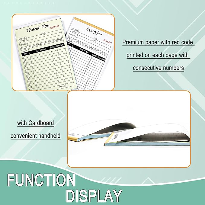 Homvle Invoice Receipt Book - Image 2