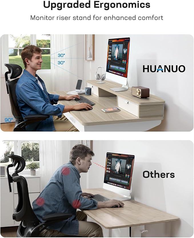 HUANUO 48 x 30 inch Electric Standing Desk - Image 7