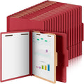 Skyygemm 72 Pcs Classification Folders Letter Size, 1 Divider Pressboard File by Skyygemm
