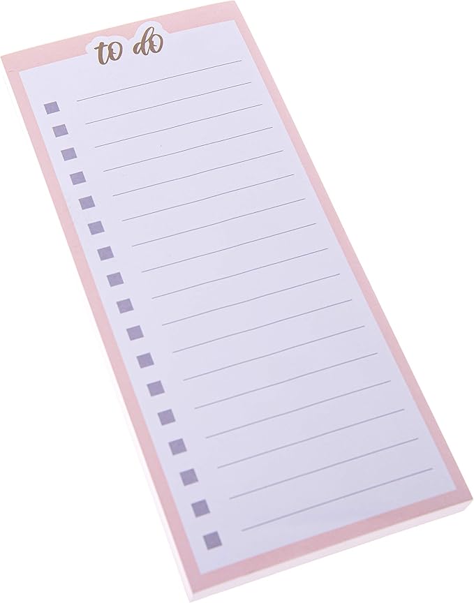Graphique Magnetic Notepad, 4” x 9.25” x .5” – Front Says, “To Do”, Sticks to - Image 7