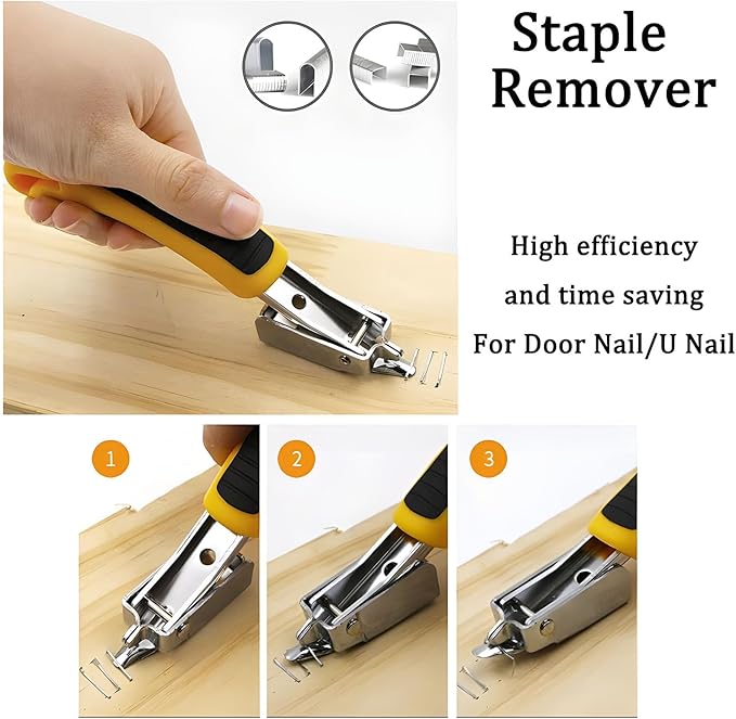Upholstery Staple Remover Tack Puller Nail Remover Tool Set Nail Puller Plier - Image 3
