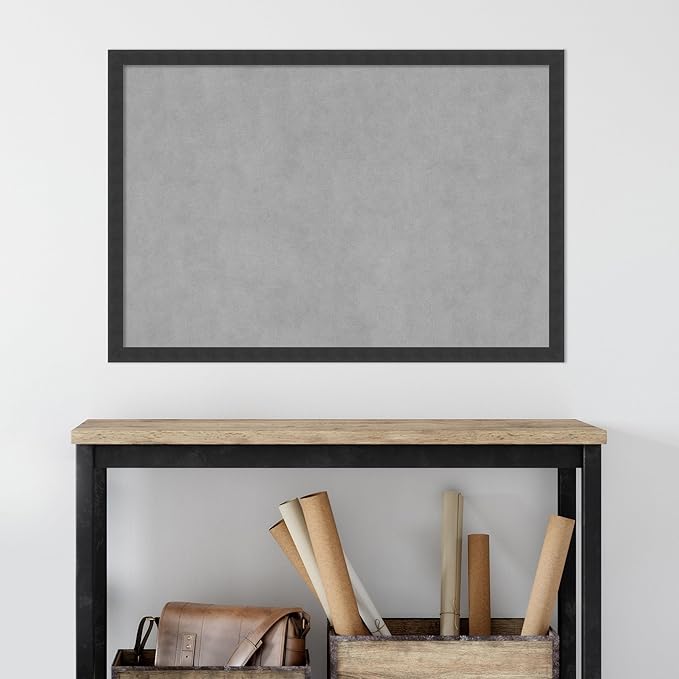 Amanti Art Black Framed Magnetic Board 26x38 Large Vision Board - Image 5