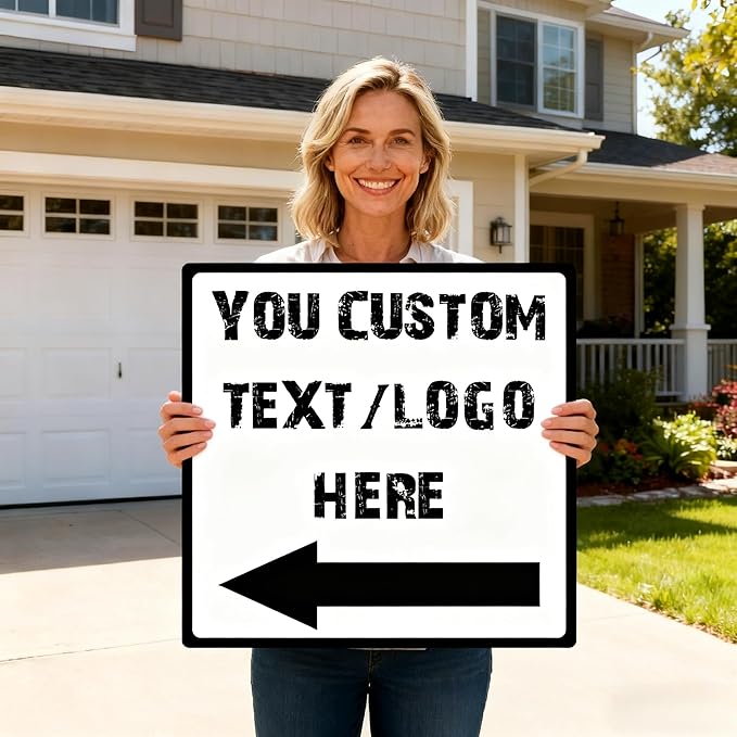 Custom Square Road Arrow Signs - Image 2