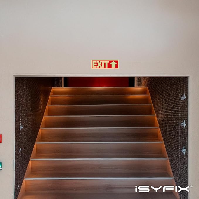 iSYFIX Exit Stickers Signs - Image 5