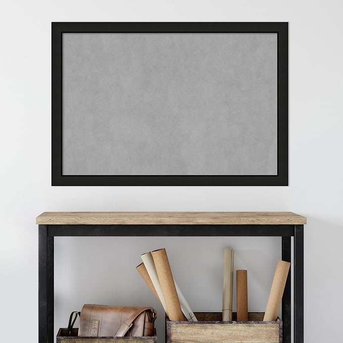 Amanti Art Black Framed Magnetic Board 27x39 Large Vision Board - Image 6