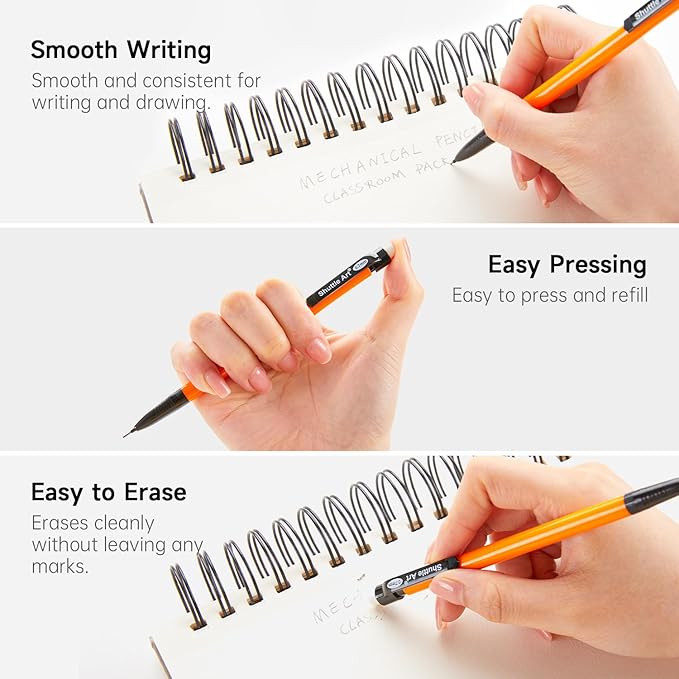 Shuttle Art Mechanical Pencils, 360 Pack Bulk Mechanical Pencils 0.7mm Medium - Image 4