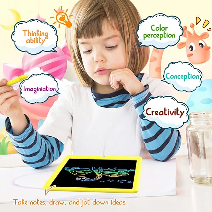 BUKEBU Toddler Toys for 3-6 Years Old Girls Boys, LCD Writing Tablet 8.5 Inch - Image 4