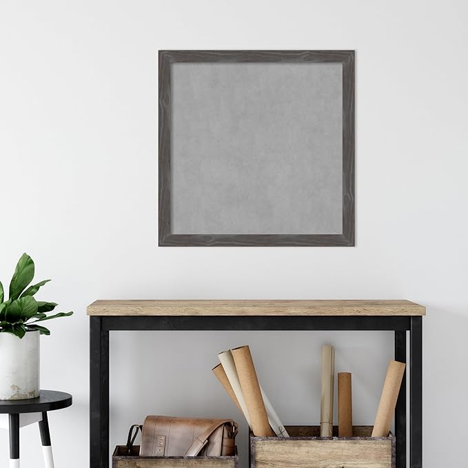 Amanti Art Grey Framed Magnetic Board 27x27 Medium Vision Board - Image 5