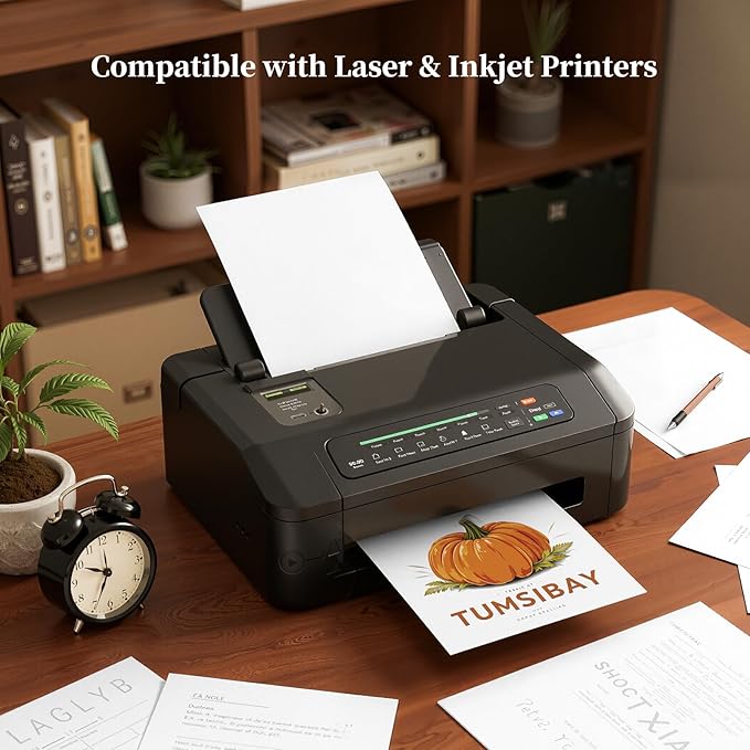 120 Sheets of Cardstock 8.5 x 11, Heavyweight Cover Cardstock Printer Paper 8.5 - Image 3