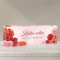 Desk Name Plate Personalized, Custom Name Plates by SalaGraphics