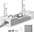 Under Desk Cable Management Tray White, Litwaro Cable Management Under Desk No by Litwaro