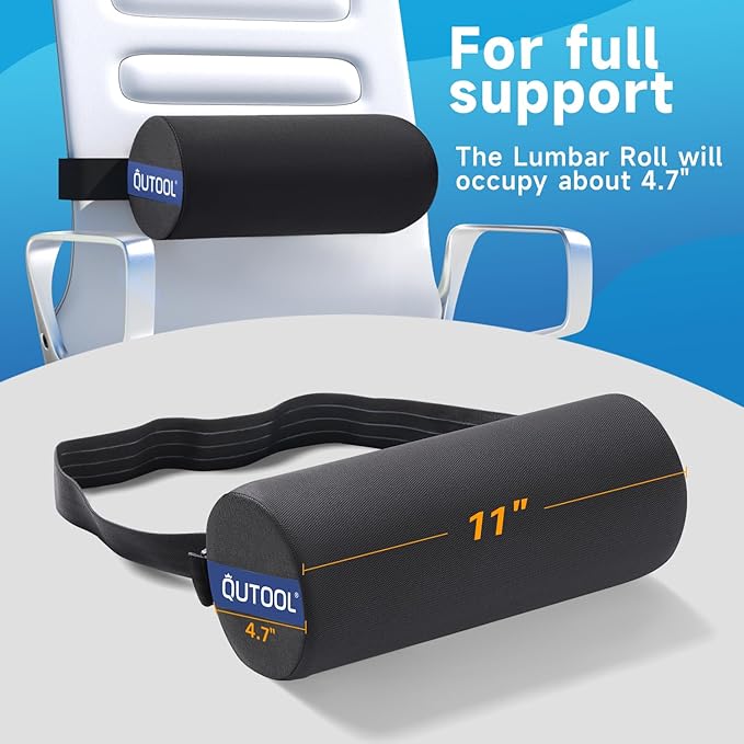 QUTOOL Lumbar Roll, Lumbar Support Pillow - Image 8