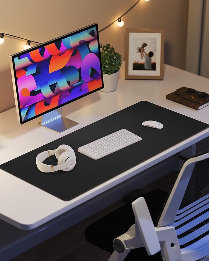 Non-Slip Desk Pad, Desk mat, Large Mouse Pad, Office Desk mat, Waterproof PU - Image 6