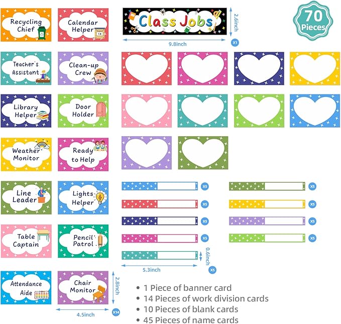 REGELETO Class Jobs Pocket Chart - Image 4