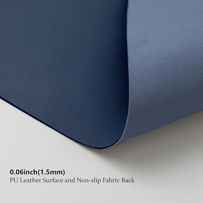 Large Desk Mat - 47.2"x 17" Non-Slip PU Desk Pad - Image 3